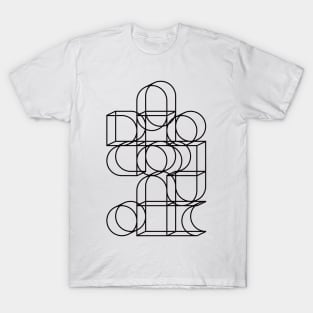 Random Geometric Pattern 1 T-Shirt